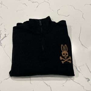 *FINAL PRICE* psycho bunny black wool sweater